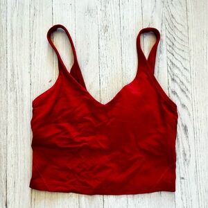 Lululemon Align Tank 4 Dark Red Lunar New Year